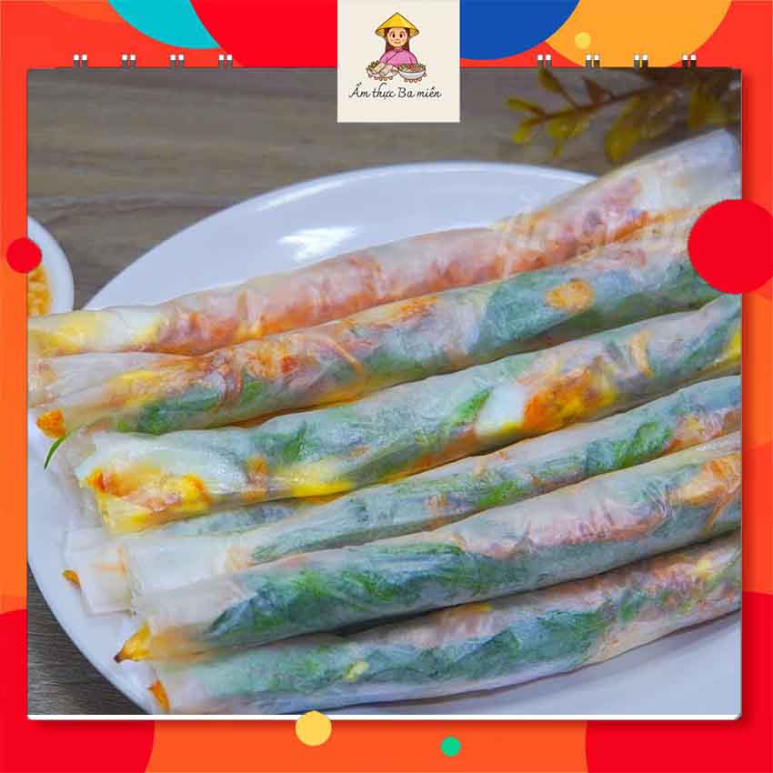 bánh tráng cuốn miền Nam