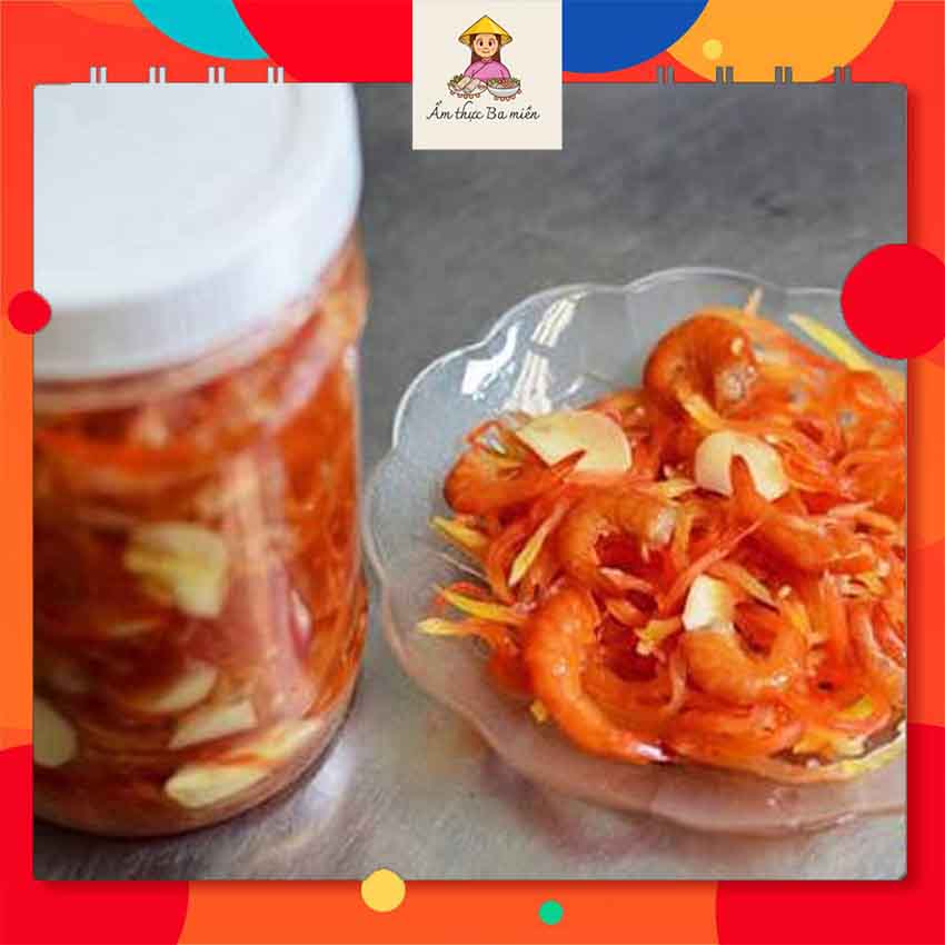 cách làm tôm chua đu đủ miền Nam