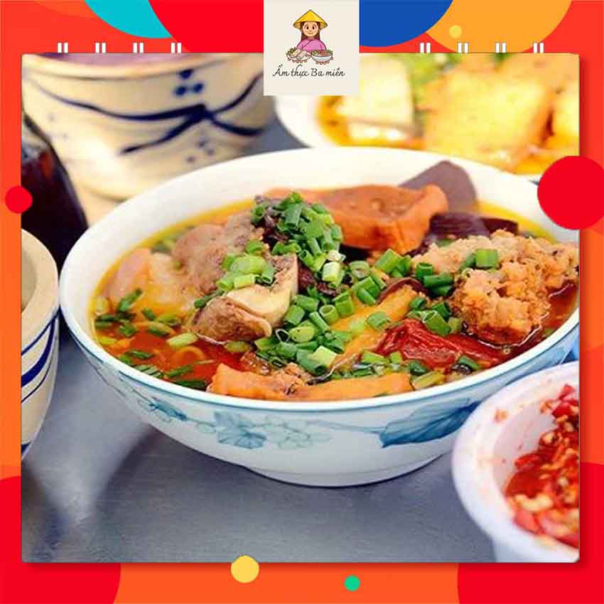 cách nấu bún riêu cua miền Nam