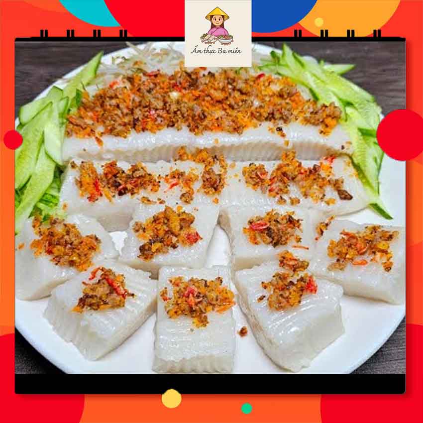 làm bánh đúc mặn miền Nam