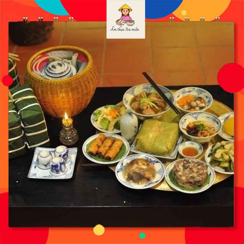 mâm cổ ngày tết miền Trung