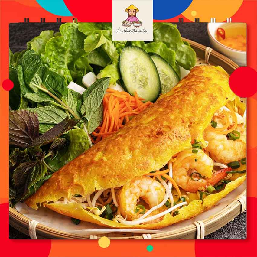 nguyên liệu làm bánh xèo miền Nam