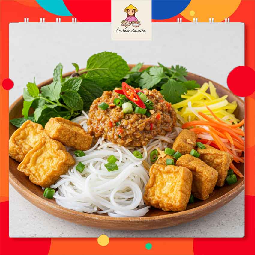 Cách làm bún đậu mắm tôm chay miền Bắc mừng đại lễ Phật đản Vesak 2025